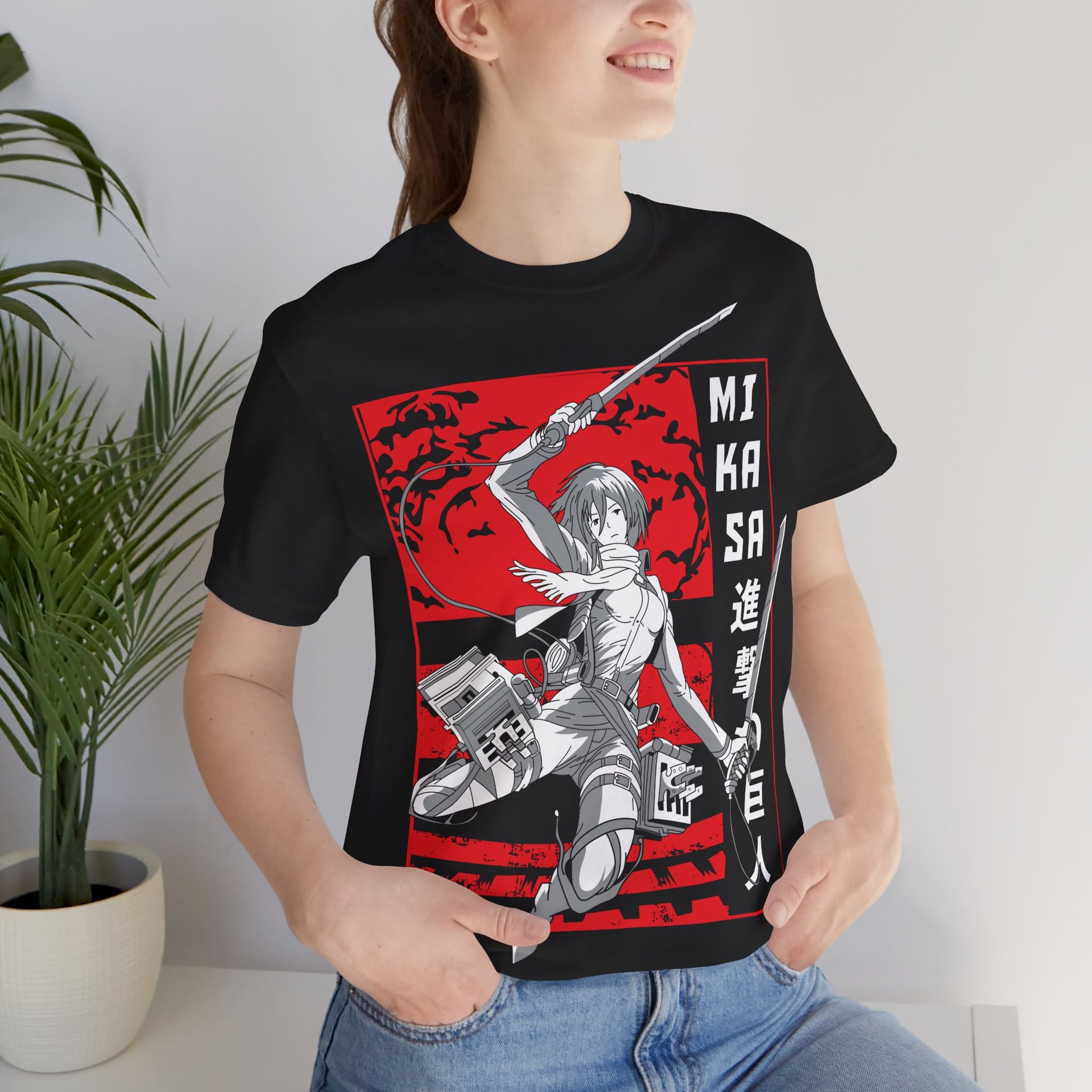 Attack on Titan T-Shirt - Mikasa Ackerman - GFAM STORE