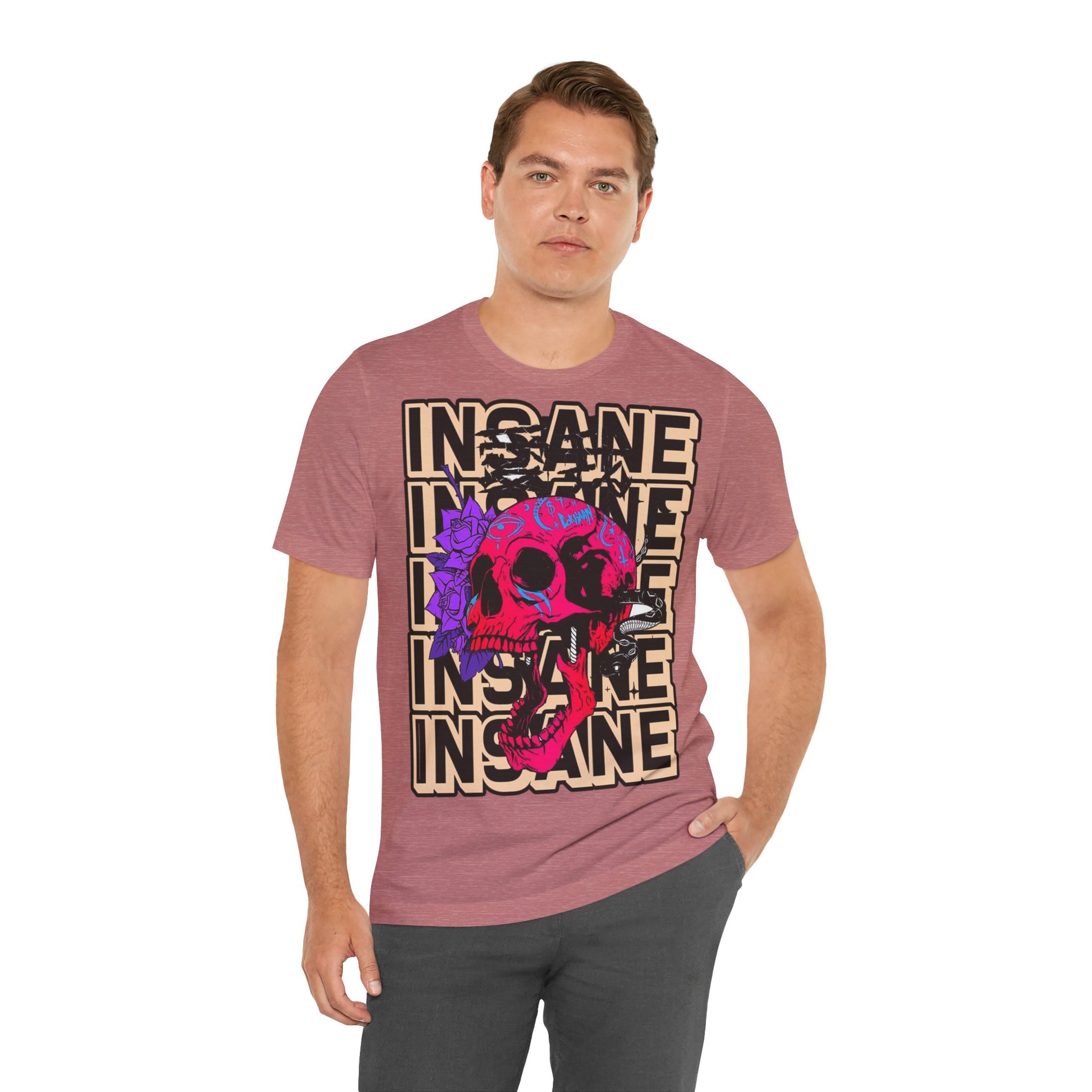 Insane Skull Graphic Tee - Unique Design - GFAM STORE