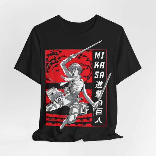 Attack on Titan T-Shirt - Mikasa Ackerman - GFAM STORE