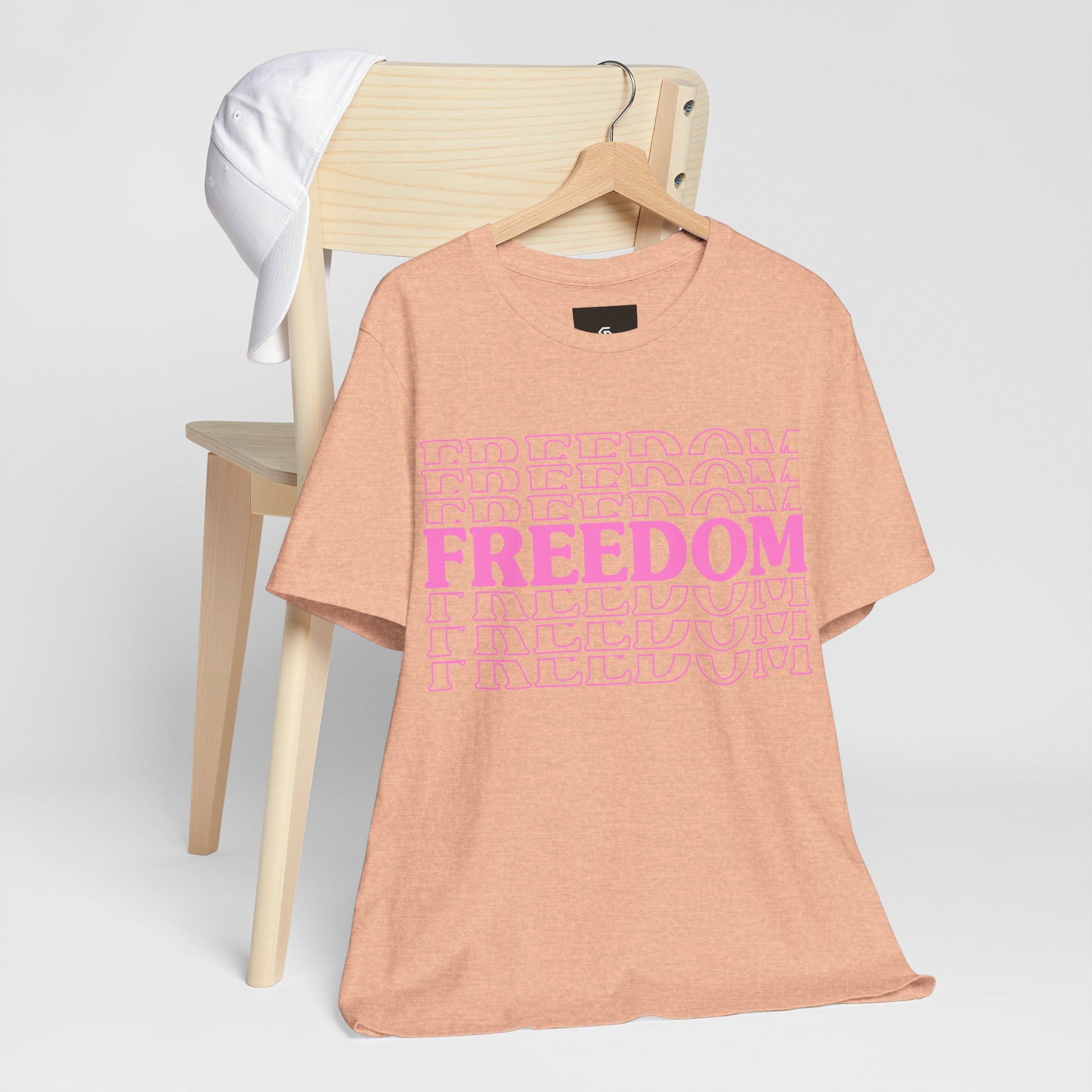 Freedom Stacked T-Shirt - GFAM STORE