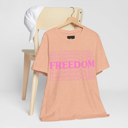 Freedom Stacked T-Shirt - GFAM STORE