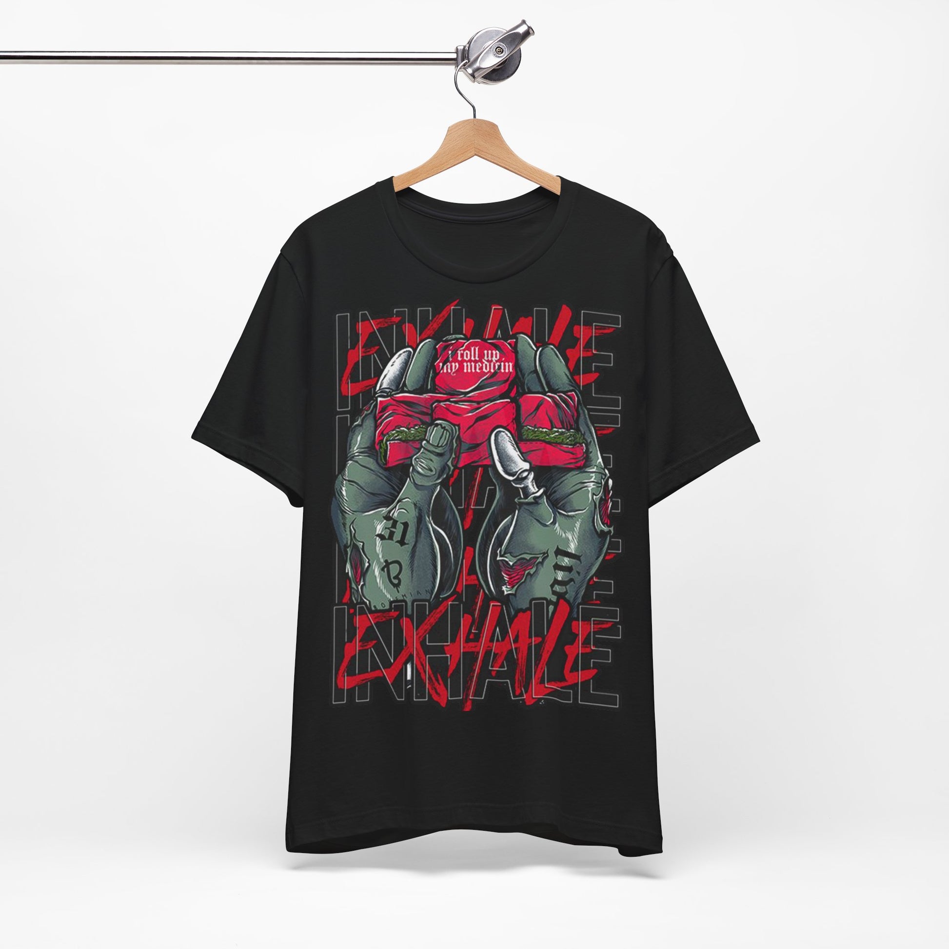 Inhale T-Shirt - Urban Graphic Art - GFAM STORE