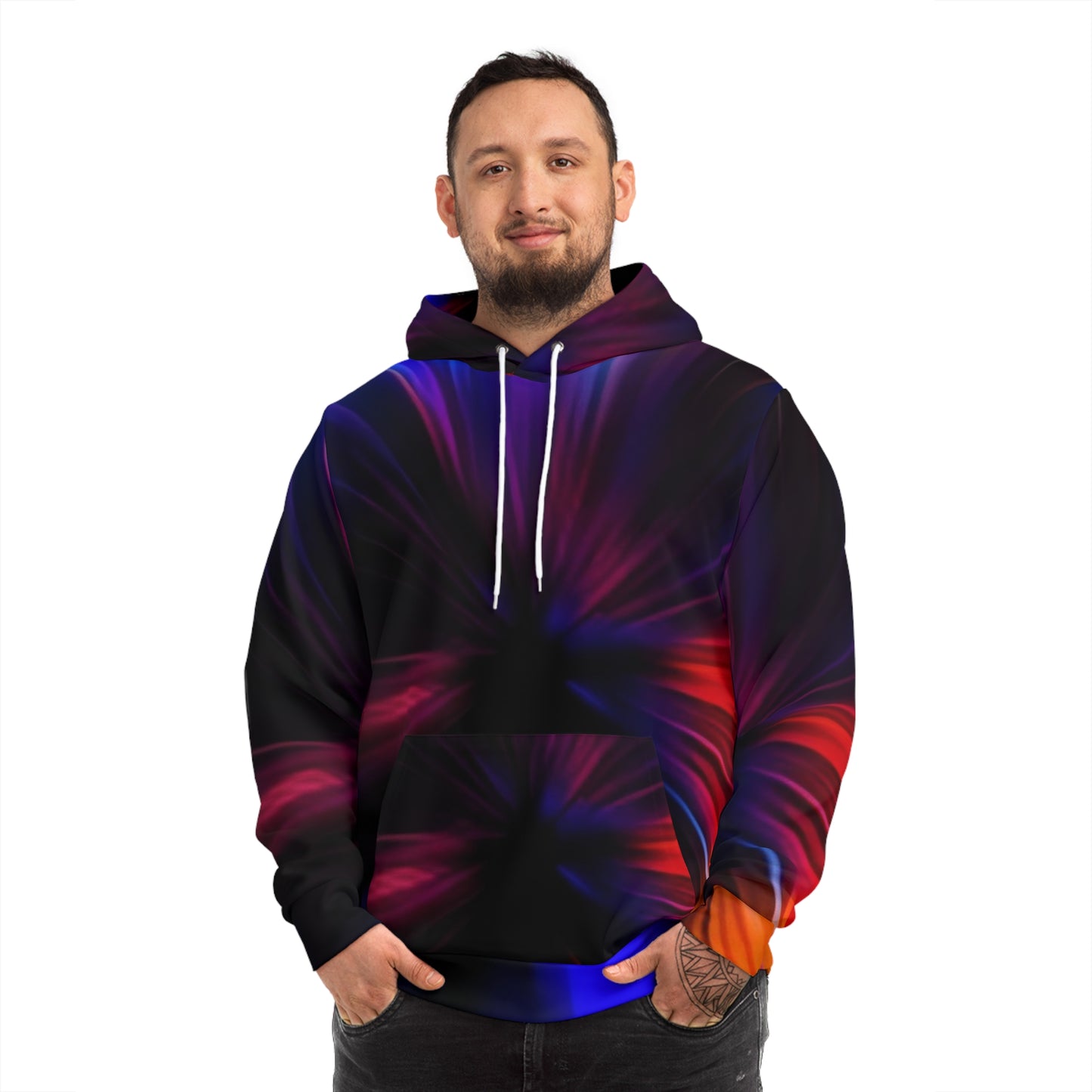 Color Burst Sweatshirt with Hood - GFAM STORE