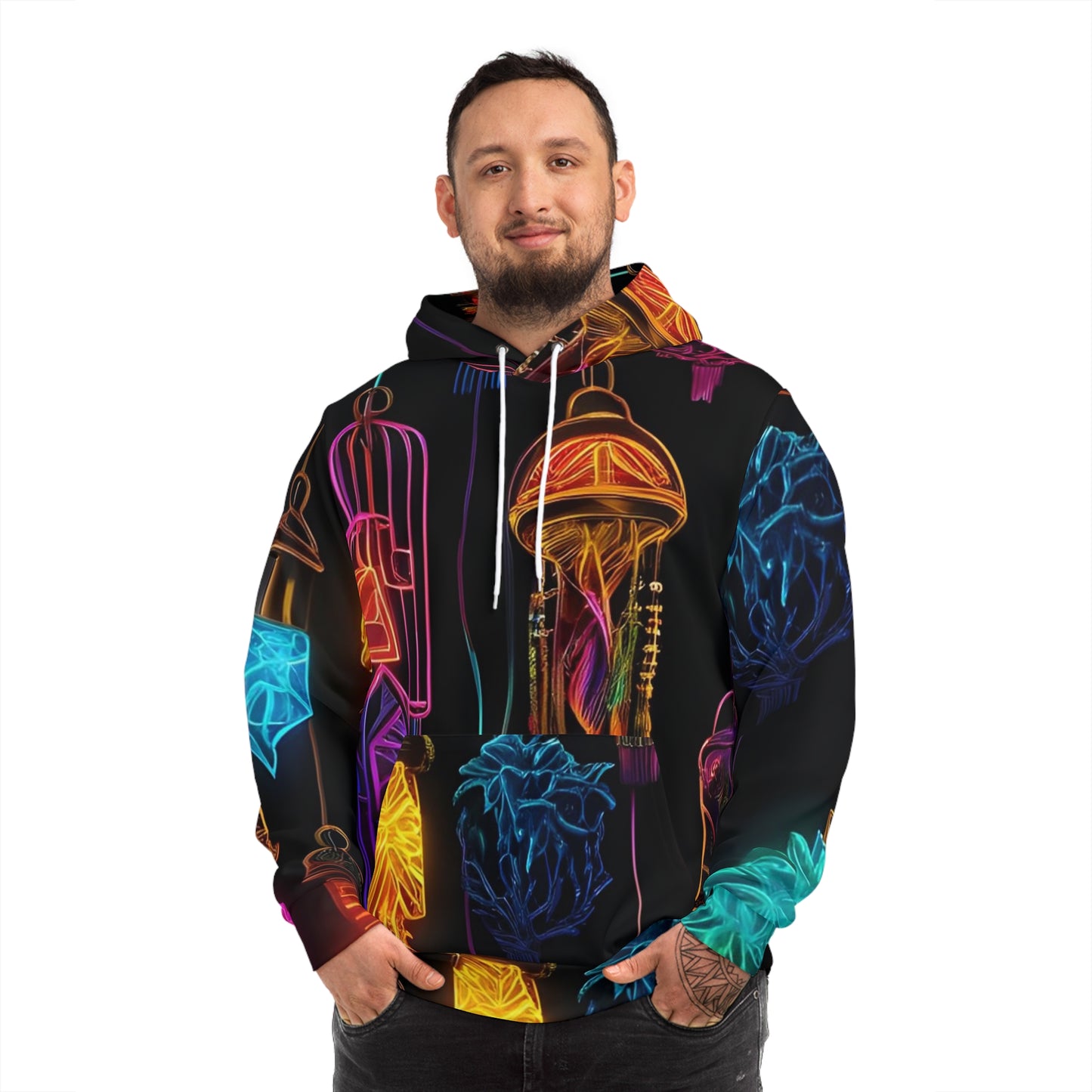 Ethereal Glow Sweatshirt with Hood - GFAM STORE