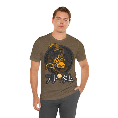 Artistic Koi T-Shirt - "Freedom" - GFAM STORE