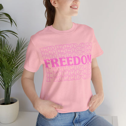 Freedom Stacked T-Shirt - GFAM STORE