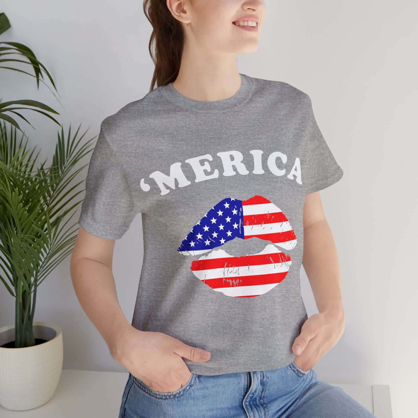 'Merica Tee - American Kiss - GFAM STORE