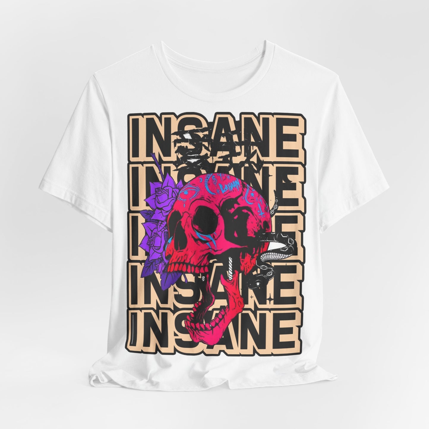 Insane Skull Graphic Tee - Unique Design - GFAM STORE