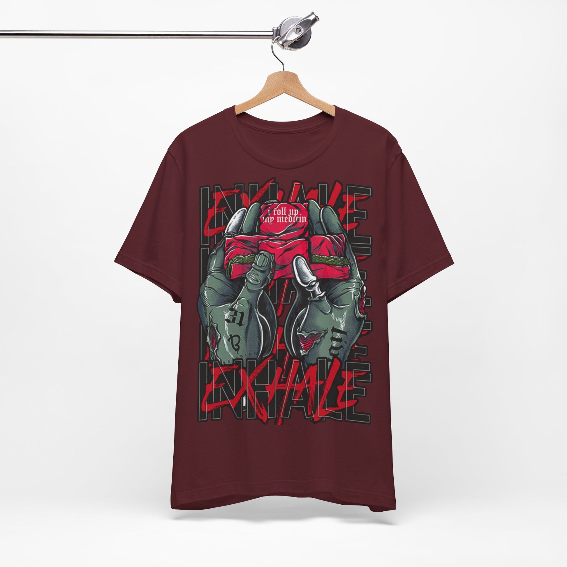 Inhale T-Shirt - Urban Graphic Art - GFAM STORE