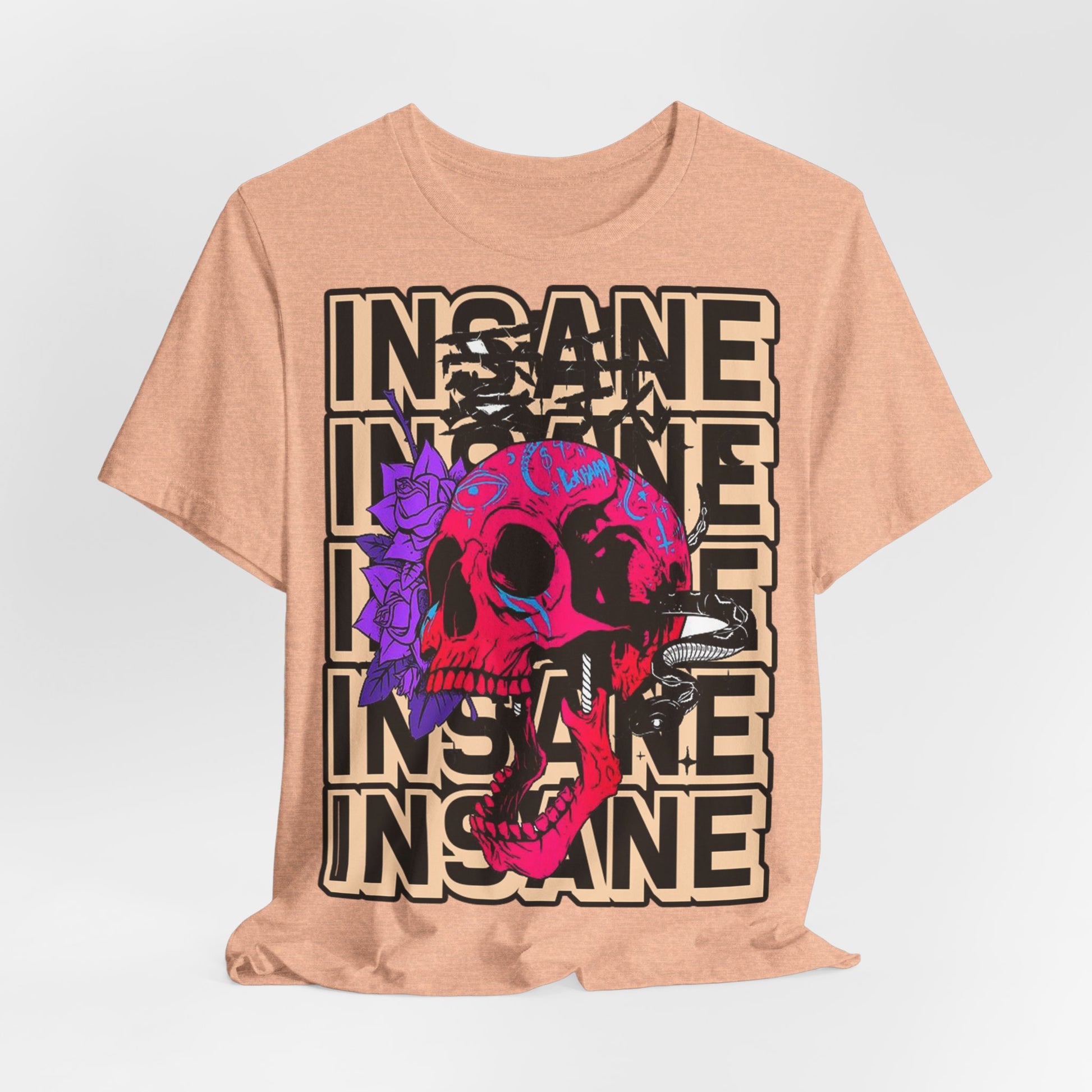 Insane Skull Graphic Tee - Unique Design - GFAM STORE