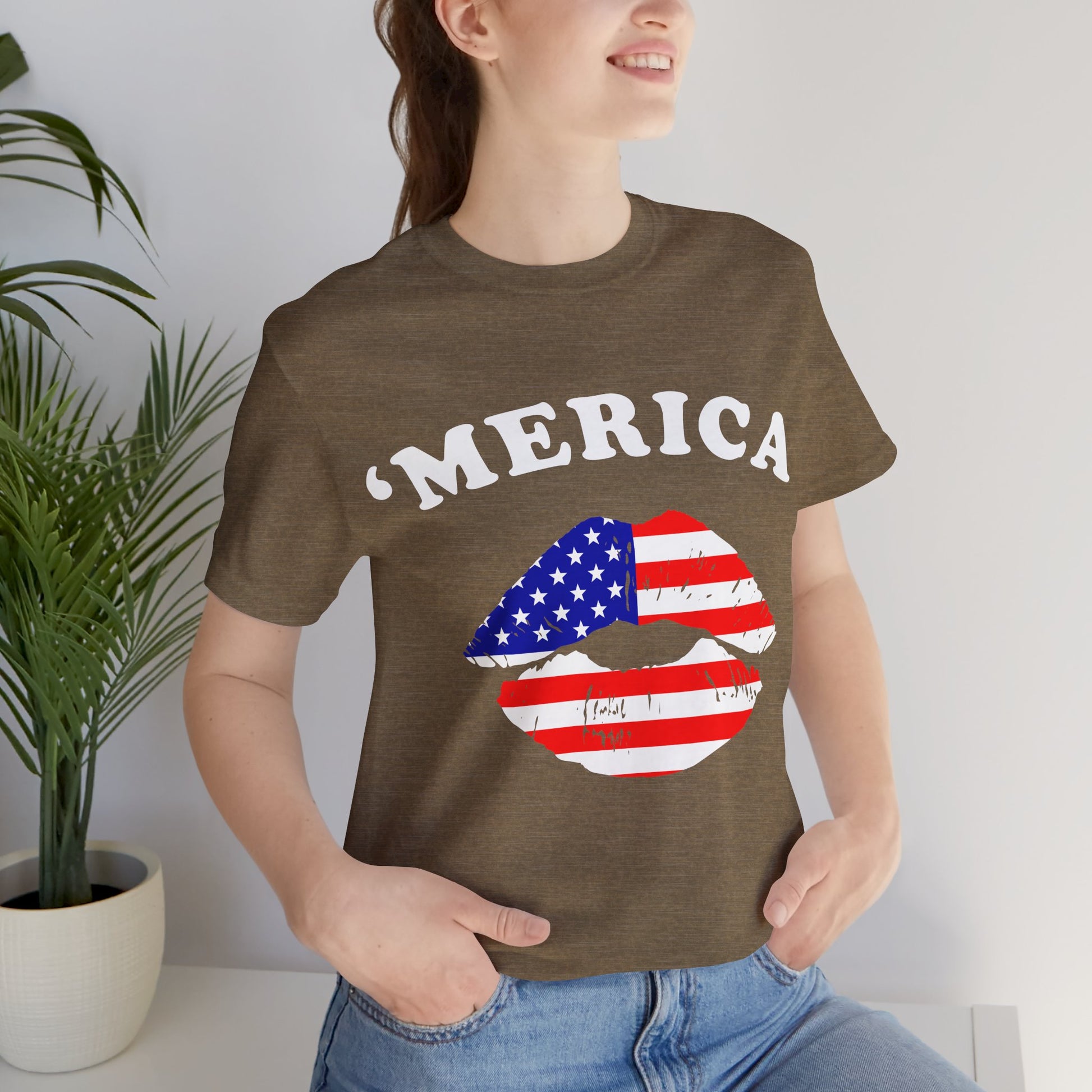 'Merica Tee - American Kiss - GFAM STORE