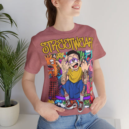 Streetwear T-Shirt - Cartoon Graphic - GFAM STORE