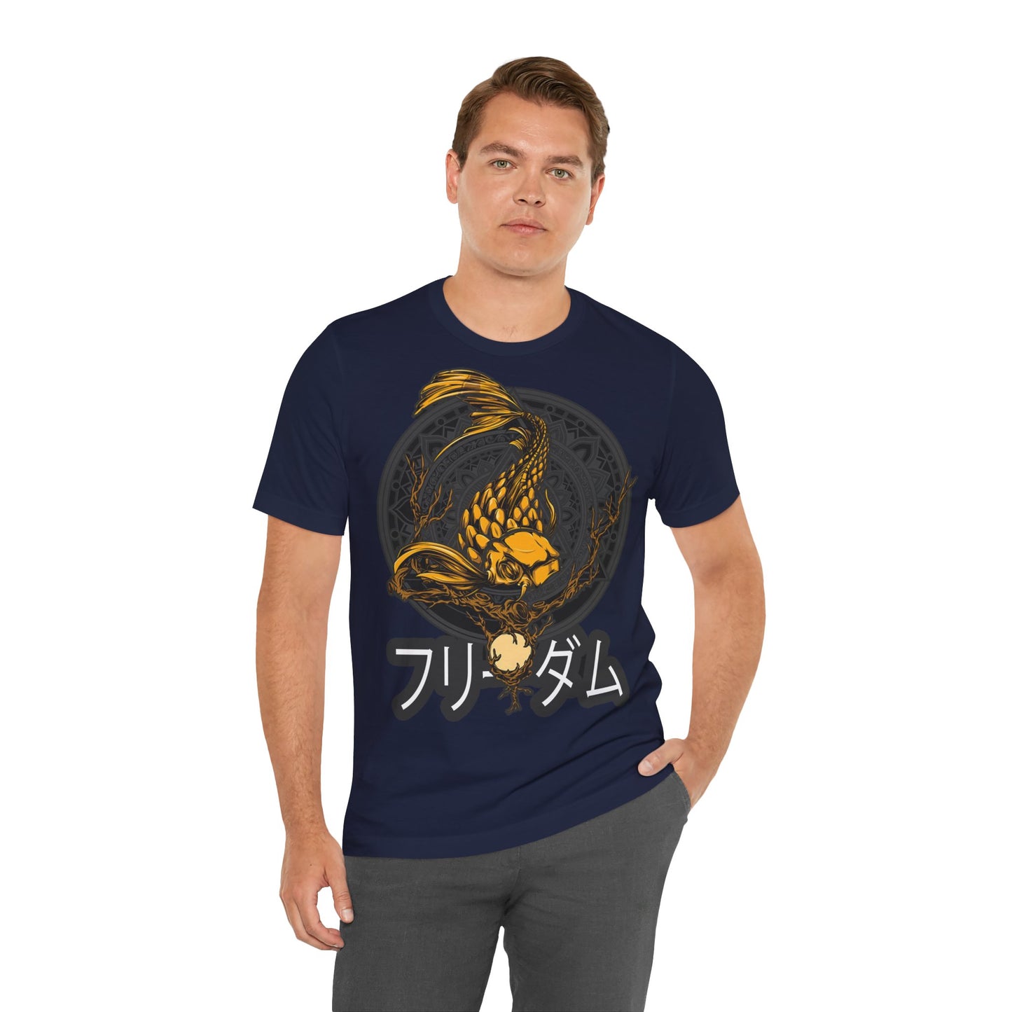 Artistic Koi T-Shirt - "Freedom" - GFAM STORE