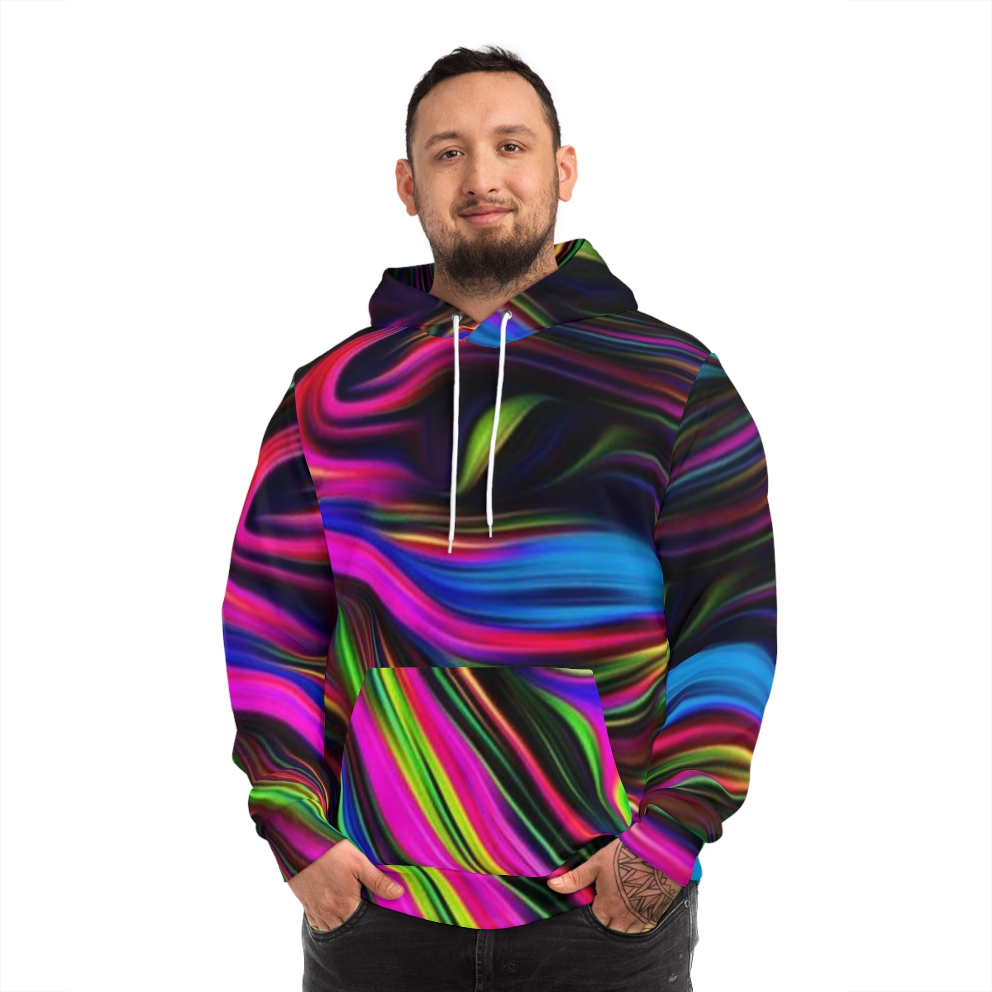 Limited Edition Liquid Effect Rick and Morty Sweatshirt with Hood - GFAM STORE