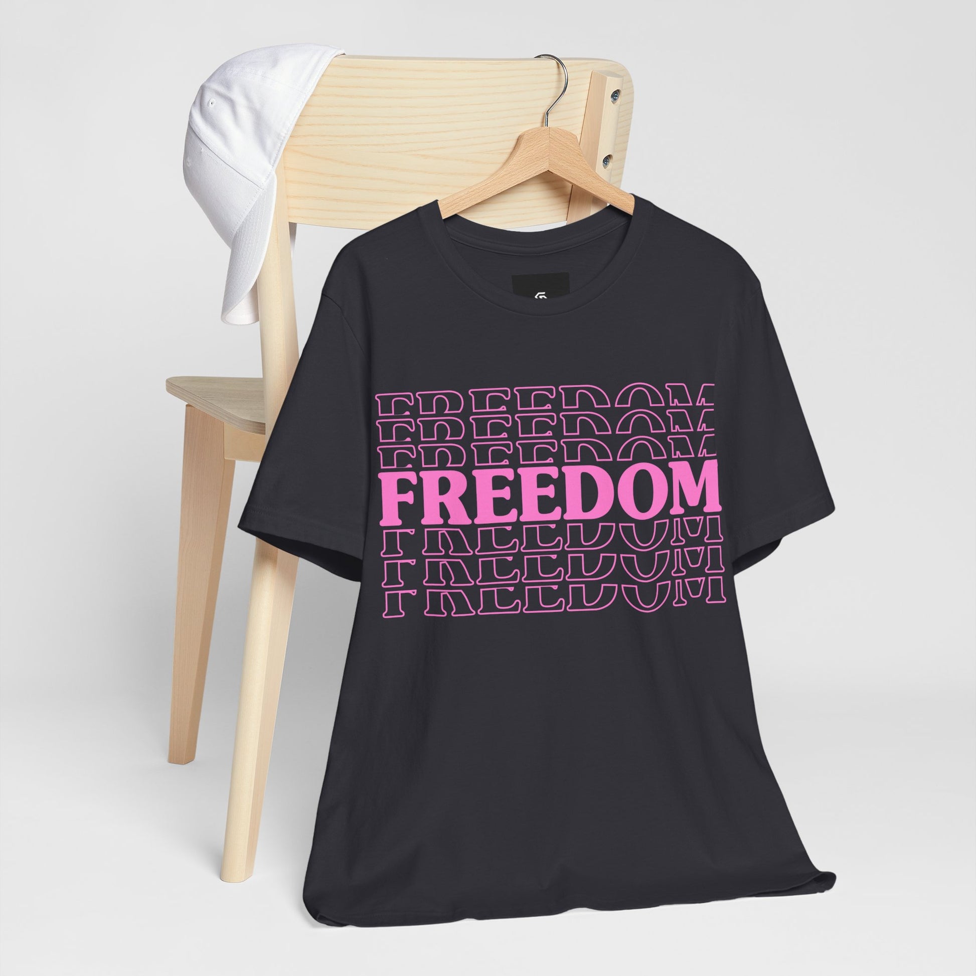 Freedom Stacked T-Shirt - GFAM STORE