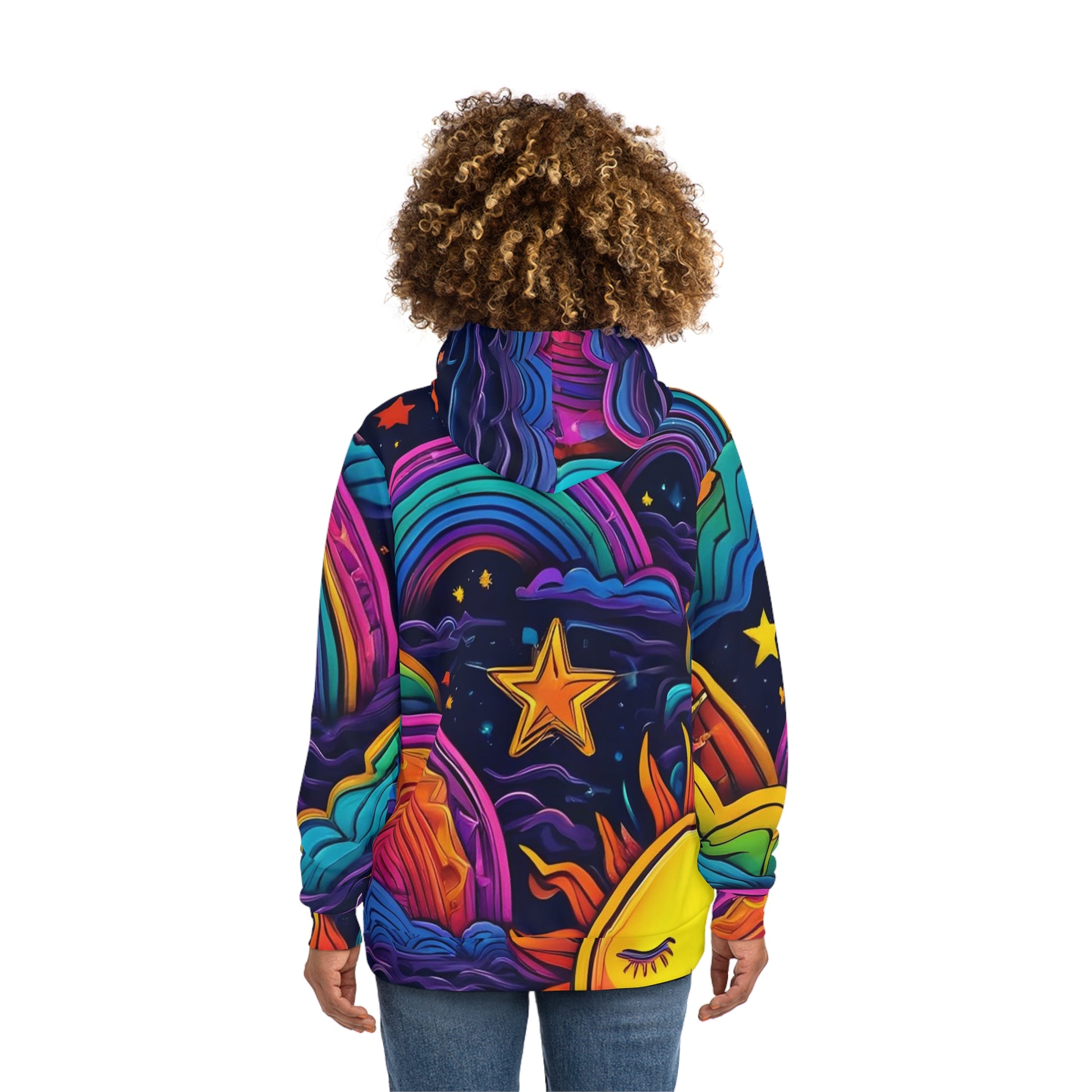 Galaxy Rainbow Sweatshirt with Hood - GFAM STORE