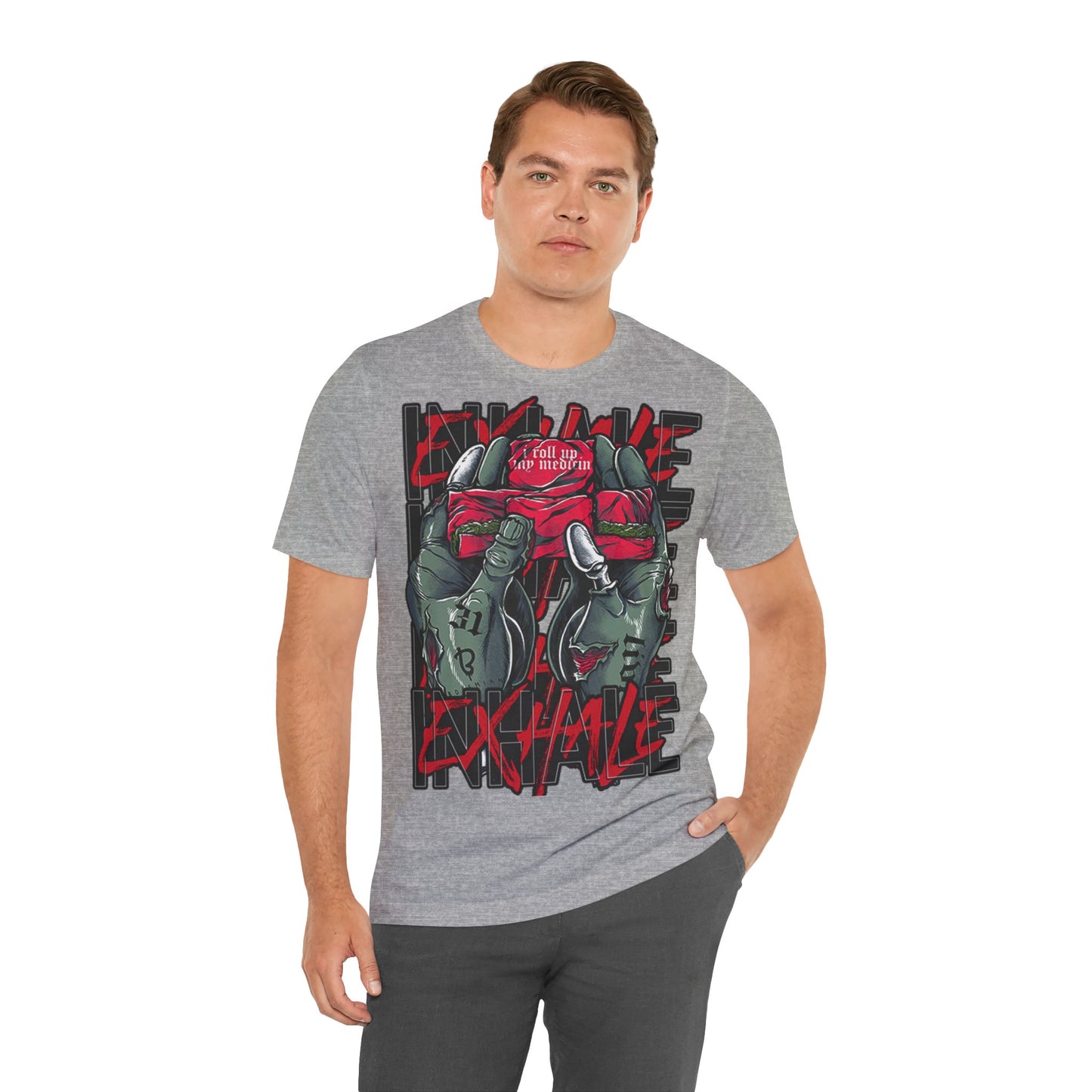 Inhale T-Shirt - Urban Graphic Art - GFAM STORE