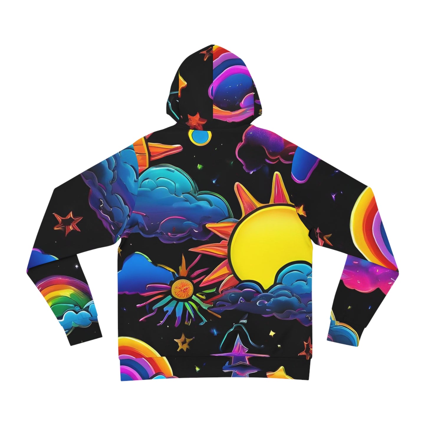 Rainbow and Stars Sweatshirt with Hood - GFAM STORE