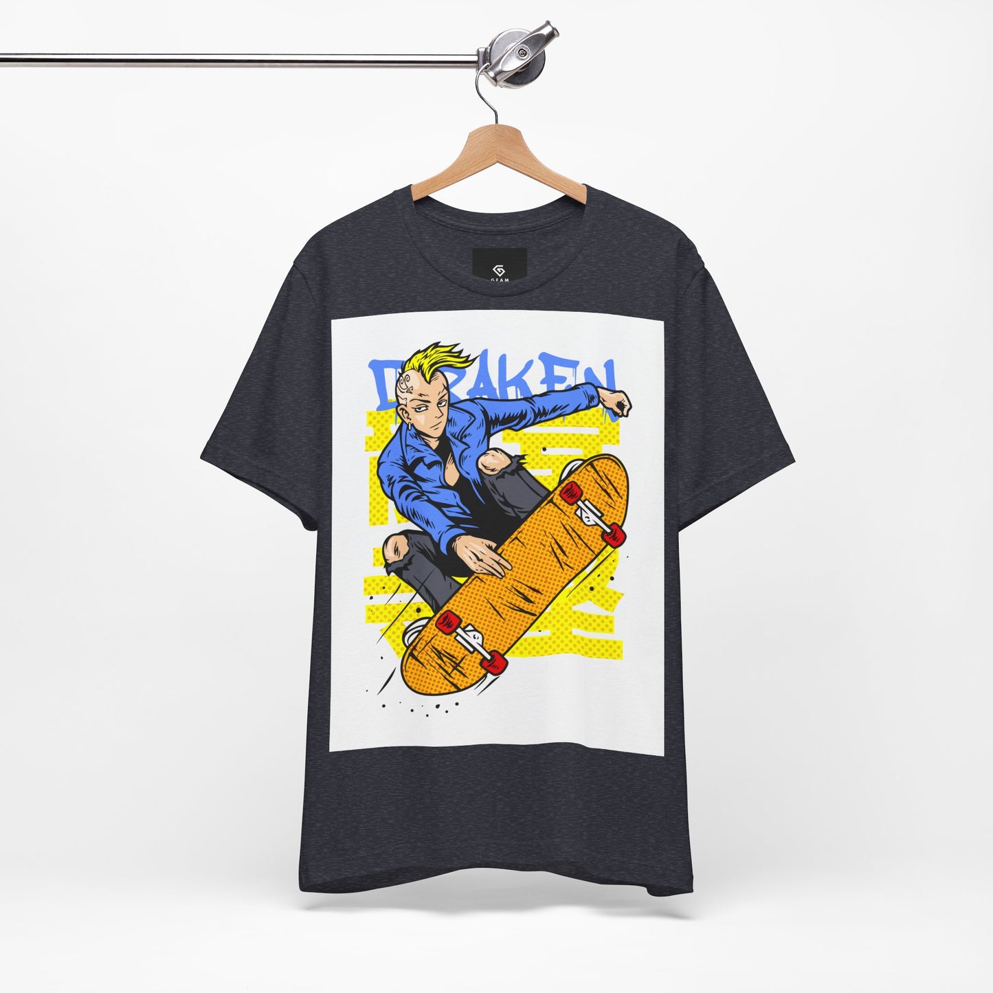 Draken Skateboard T-Shirt - GFAM STORE