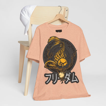 Artistic Koi T-Shirt - "Freedom" - GFAM STORE