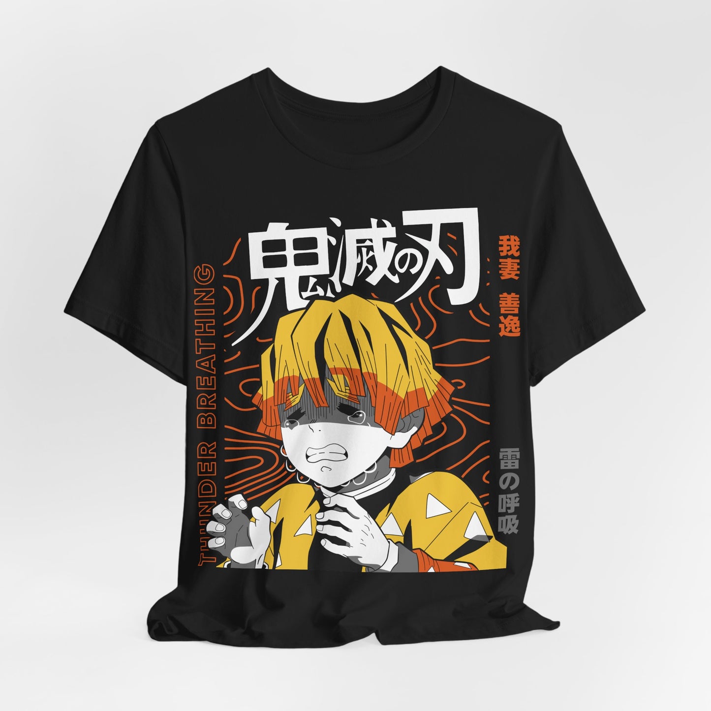 Demon Slayer T-Shirt - Thunder Breathing - Zenitsu Agatsuma - GFAM STORE