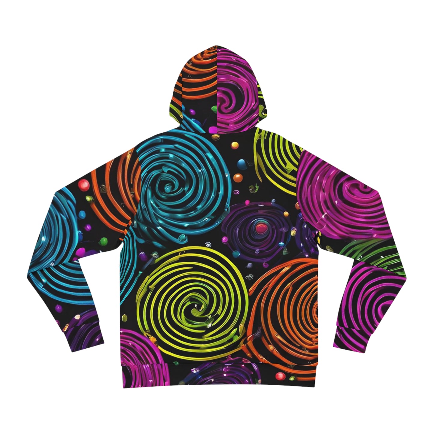 Energetic Swirls Sweatshirt with Hood - GFAM STORE