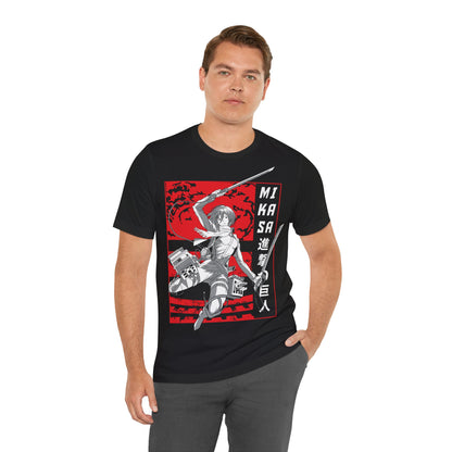 Attack on Titan T-Shirt - Mikasa Ackerman - GFAM STORE