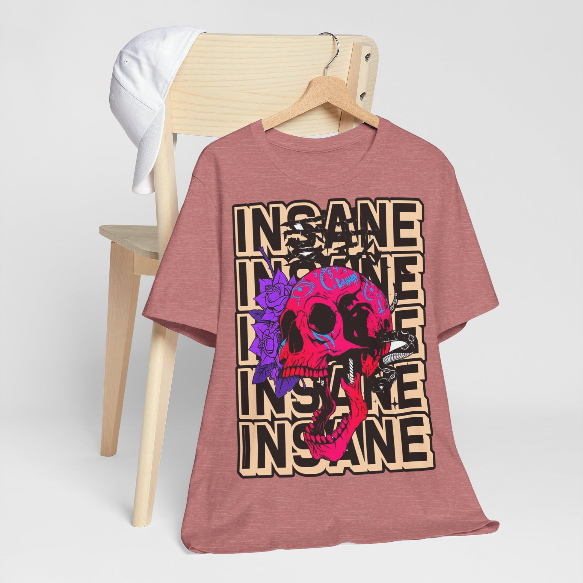 Insane Skull Graphic Tee - Unique Design - GFAM STORE