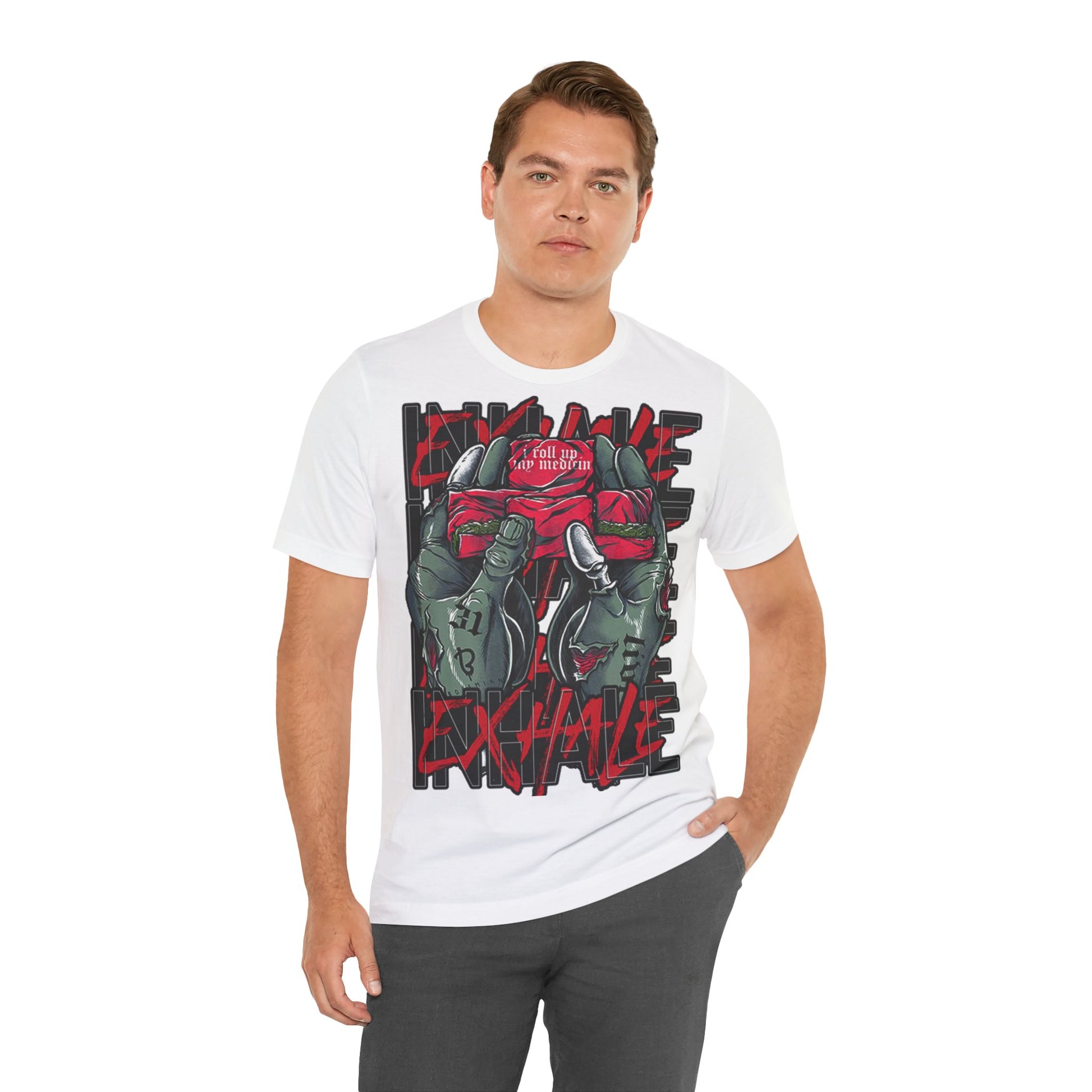 Inhale T-Shirt - Urban Graphic Art - GFAM STORE