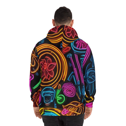 Neon Dreams Hoodie Sweatshirt with Hood - GFAM STORE