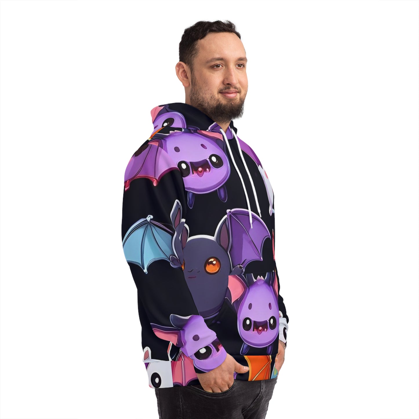 Spooky Cute Bats Sweatshirt with Hood - GFAM STORE