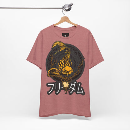 Artistic Koi T-Shirt - "Freedom" - GFAM STORE