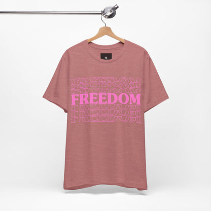 Freedom Stacked T-Shirt - GFAM STORE