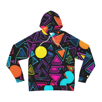 Neon Geometric Rave Sweatshirt with Hood - GFAM STORE