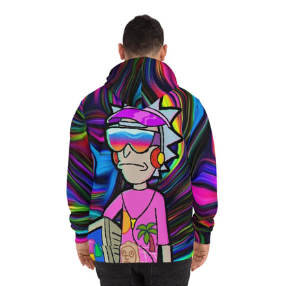 Limited Edition Liquid Effect Rick and Morty Sweatshirt with Hood - GFAM STORE