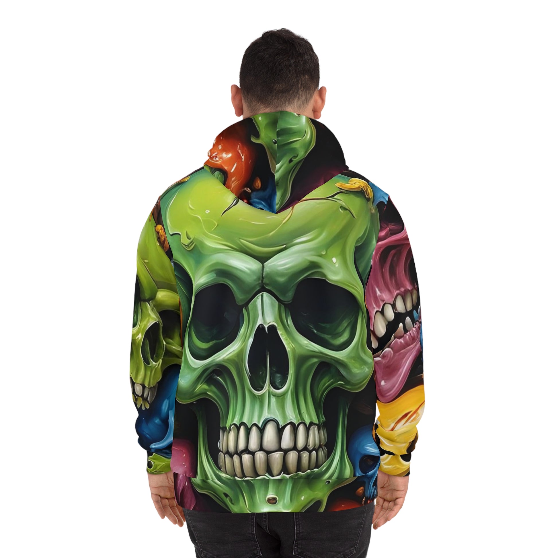 Artistic Skull Sweatshirt with Hood - GFAM STORE