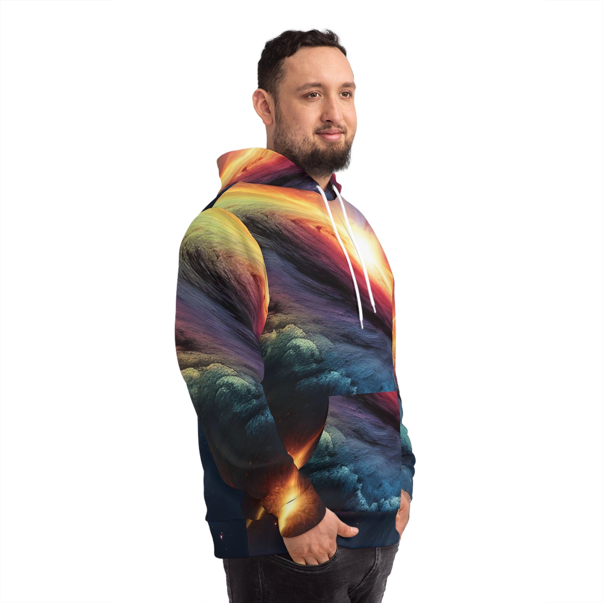 Cosmic Nebula Sweatshirt with Hood - GFAM STORE