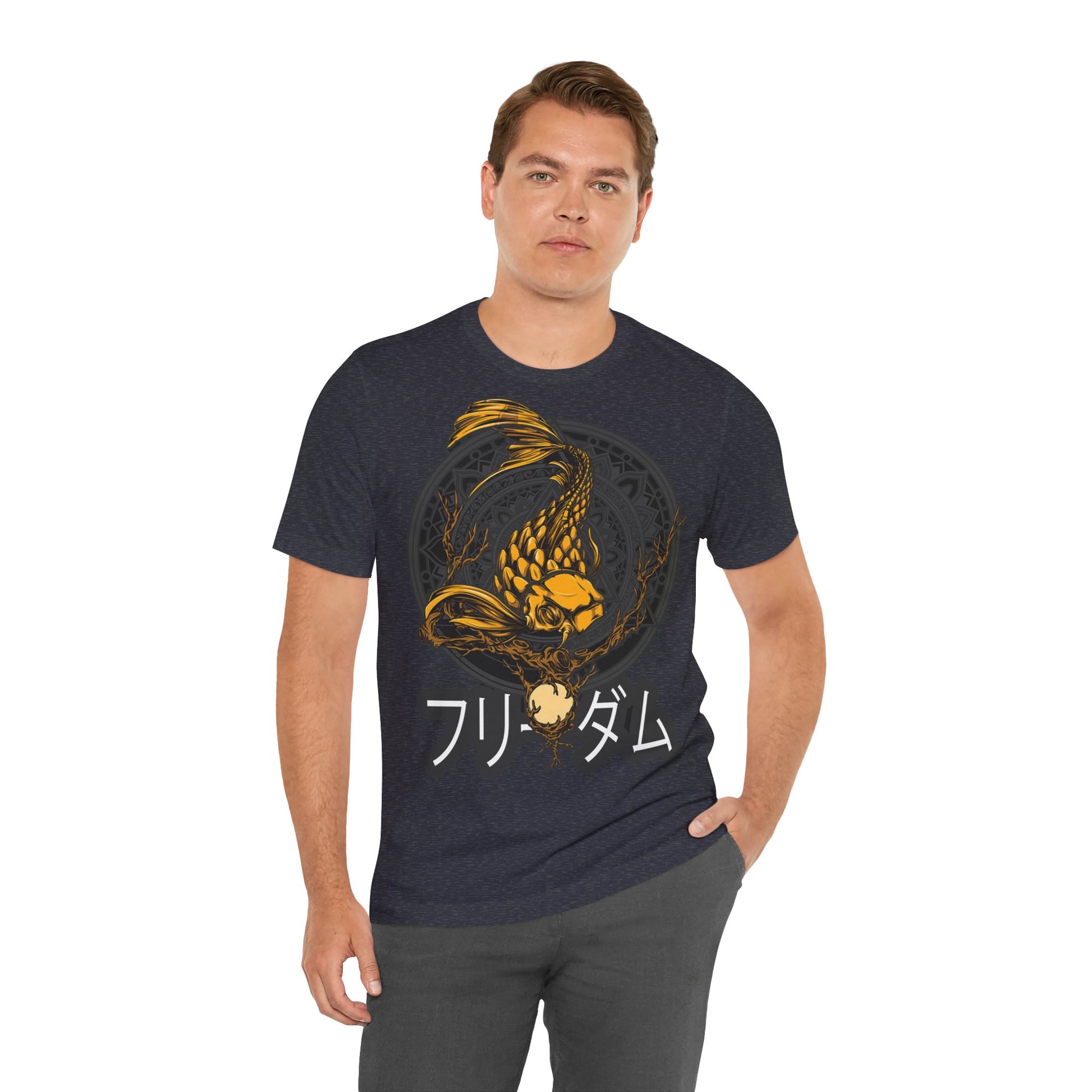 Artistic Koi T-Shirt - "Freedom" - GFAM STORE