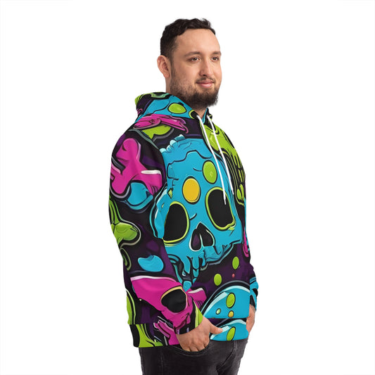 Colorful Skull Sweatshirt with Hood - GFAM STORE