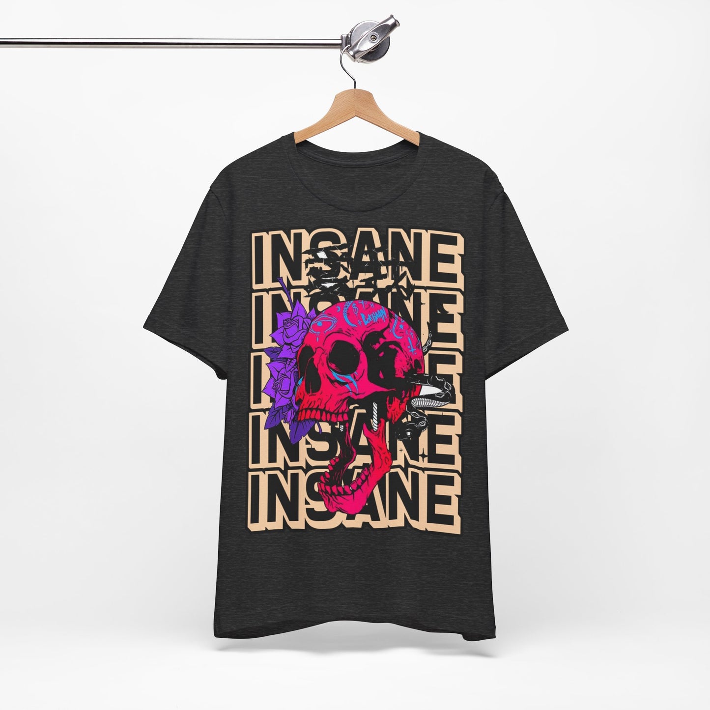 Insane Skull Graphic Tee - Unique Design - GFAM STORE