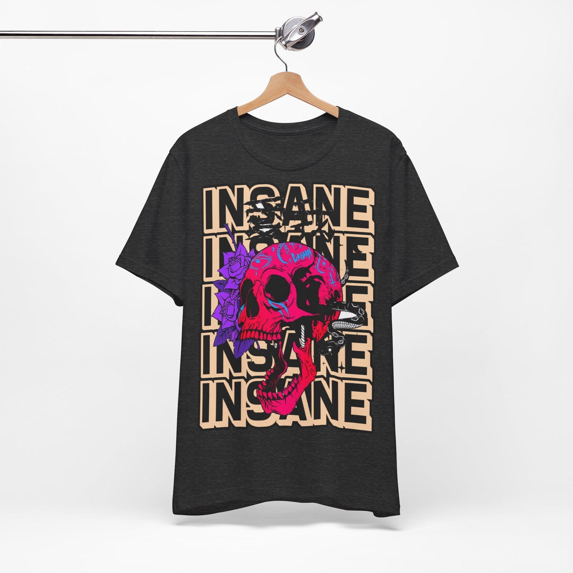 Insane Skull Graphic Tee - Unique Design - GFAM STORE