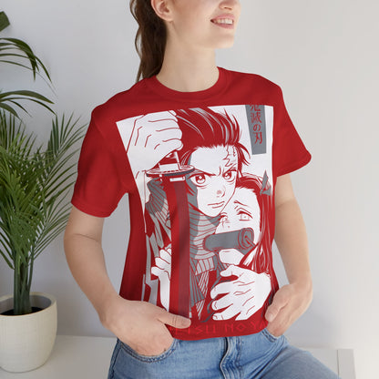 Demon Slayer T-Shirt - Tanjiro and Nezuko - Manga Graphic - GFAM STORE