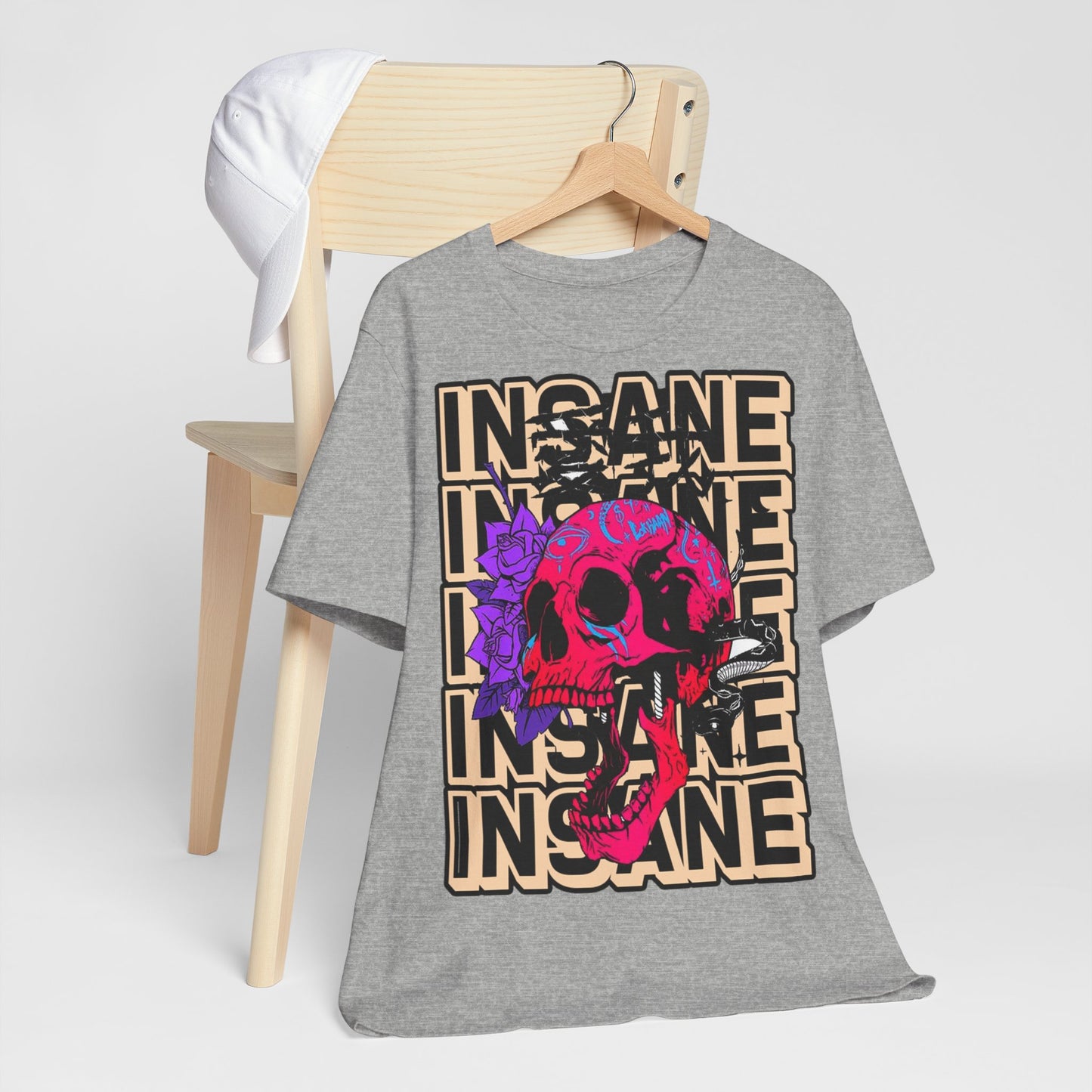 Insane Skull Graphic Tee - Unique Design - GFAM STORE