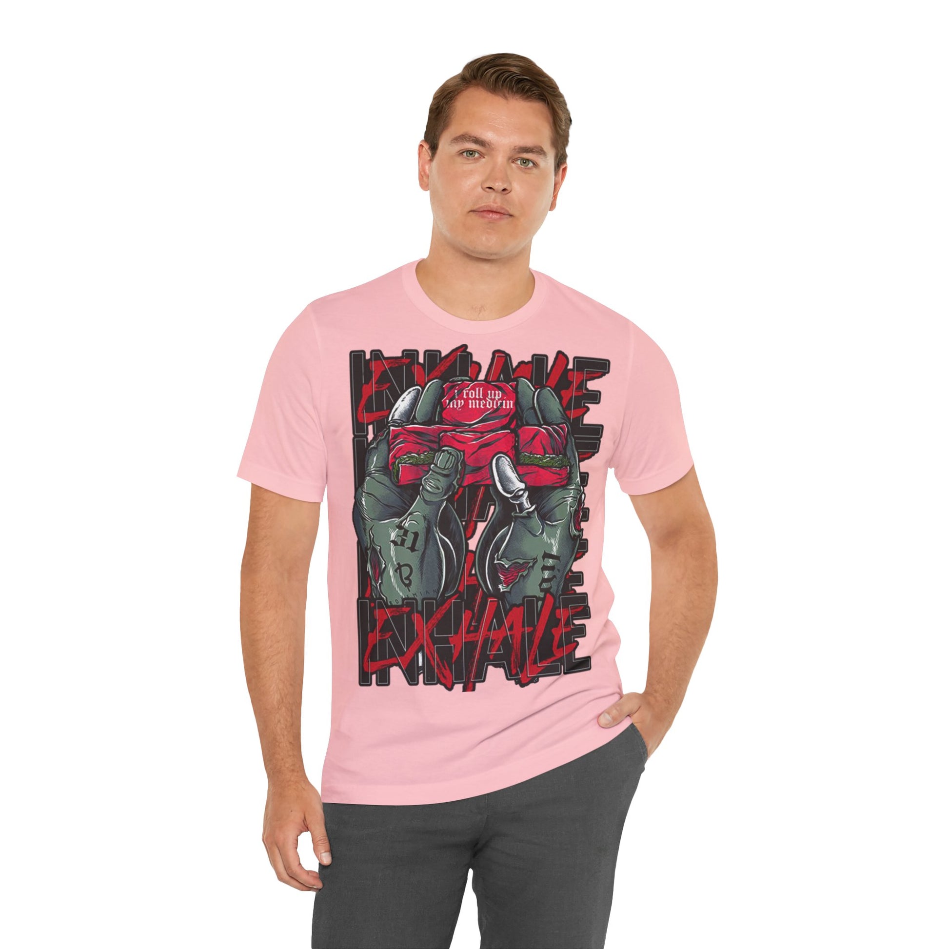 Inhale T-Shirt - Urban Graphic Art - GFAM STORE