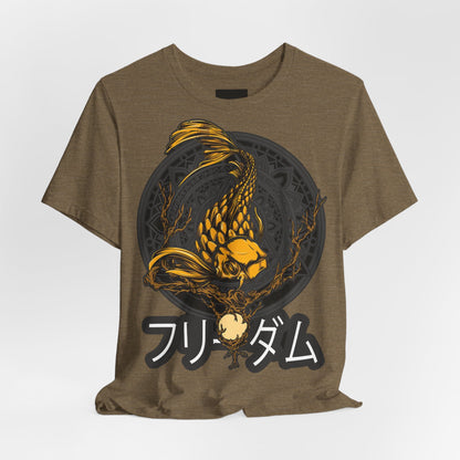 Artistic Koi T-Shirt - "Freedom" - GFAM STORE