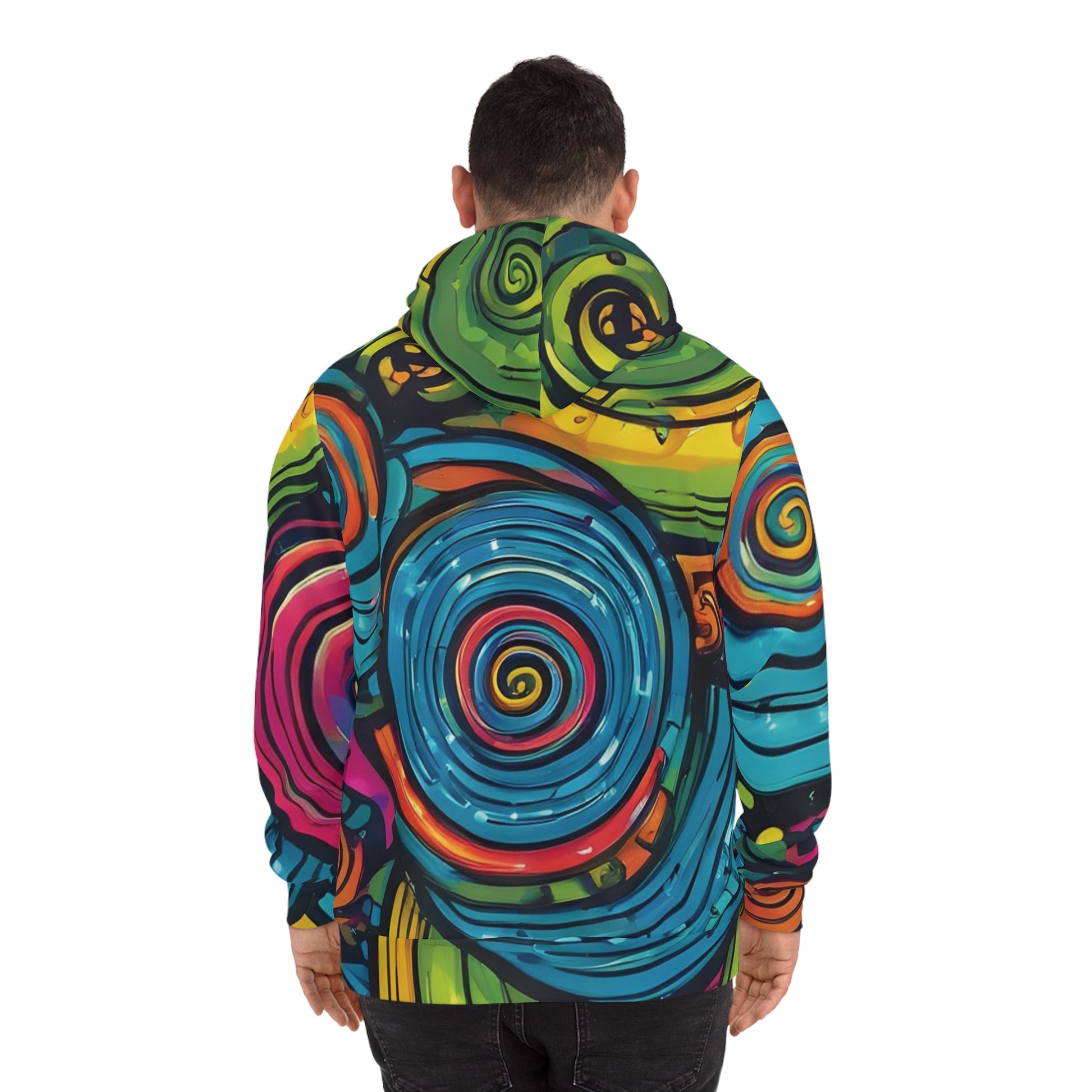 Whimsical Swirl Sweatshirt with Hood - GFAM STORE