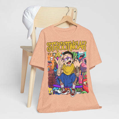 Streetwear T-Shirt - Cartoon Graphic - GFAM STORE