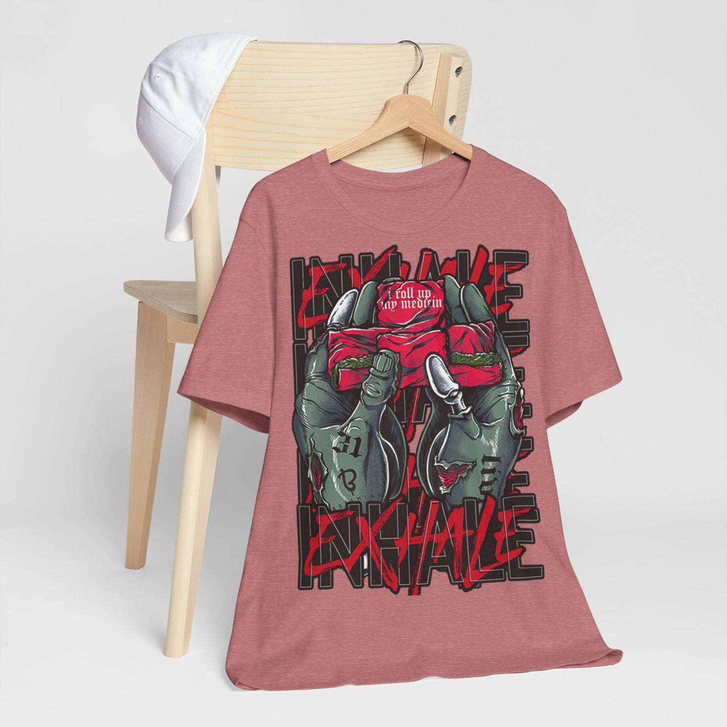 Inhale T-Shirt - Urban Graphic Art - GFAM STORE