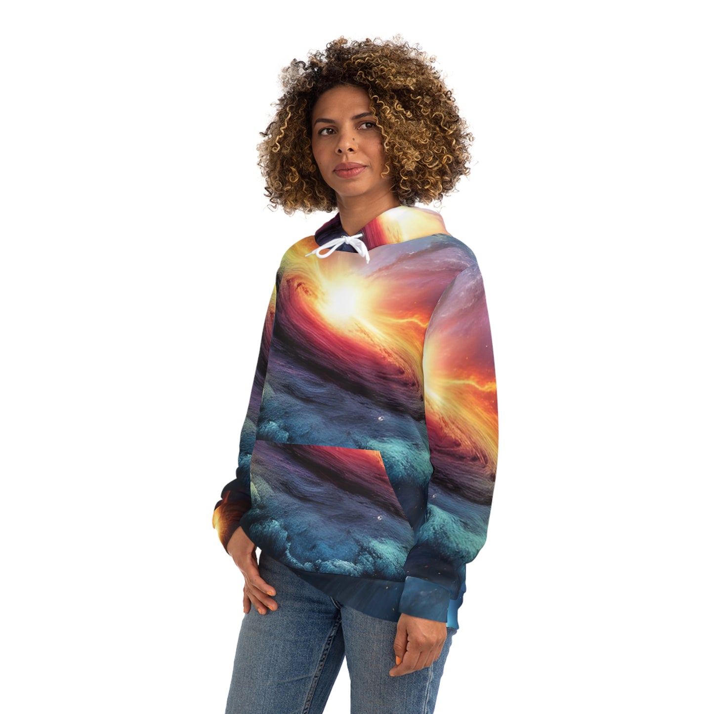 Cosmic Nebula Sweatshirt with Hood - GFAM STORE