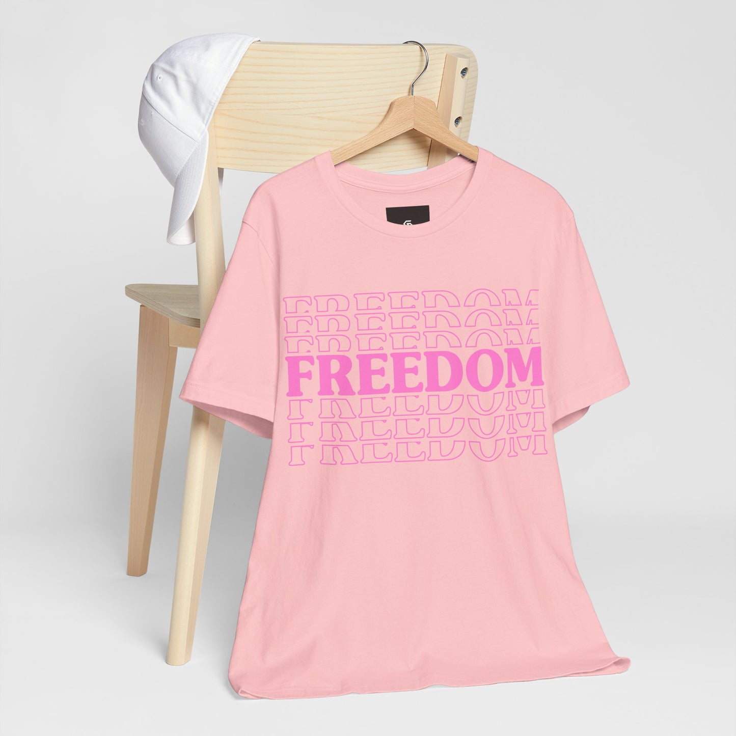 Freedom Stacked T-Shirt - GFAM STORE